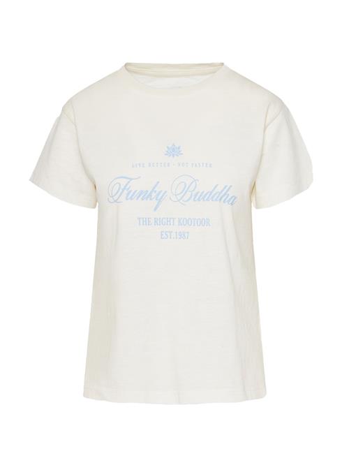 Funky Buddha Shirts  ecru / blå