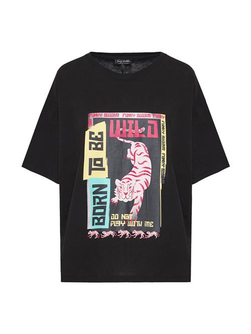 Funky Buddha Shirts  blandingsfarvet / sort