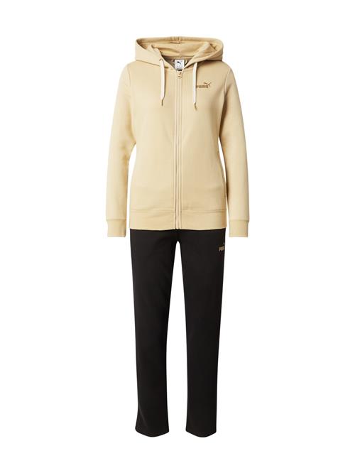 PUMA Træningsdragt  sand / sort
