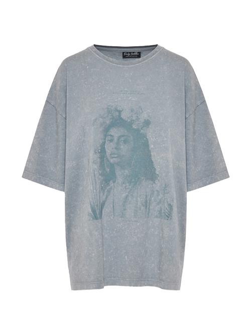 Funky Buddha Shirts  dueblå / lysegrå