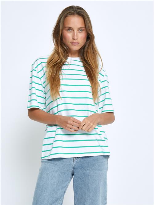 DESIRES Shirts 'Elin'  jade / hvid