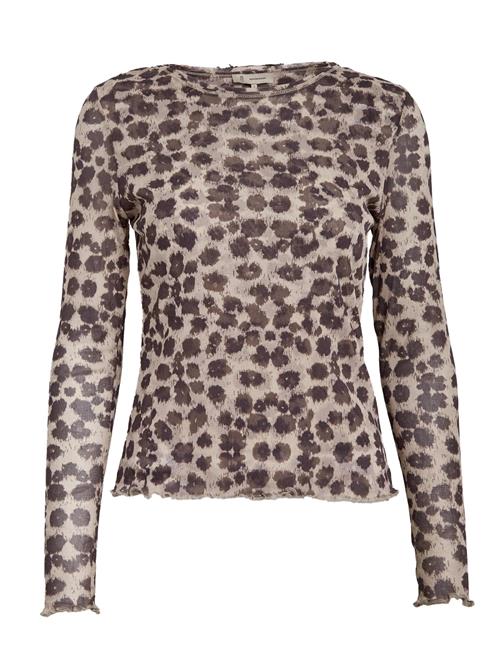 Peppercorn Shirts 'Griest'  beige / mørkebrun