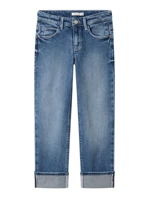 Se NAME IT Straight Folde Jeans Rose Medium Blue Denim hos SmartKidz