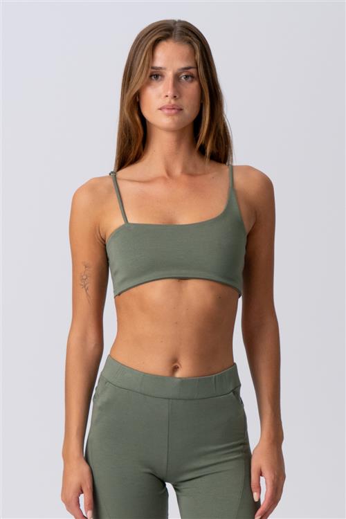 Alisa Mini Top - Khaki - L - TeeShoppen