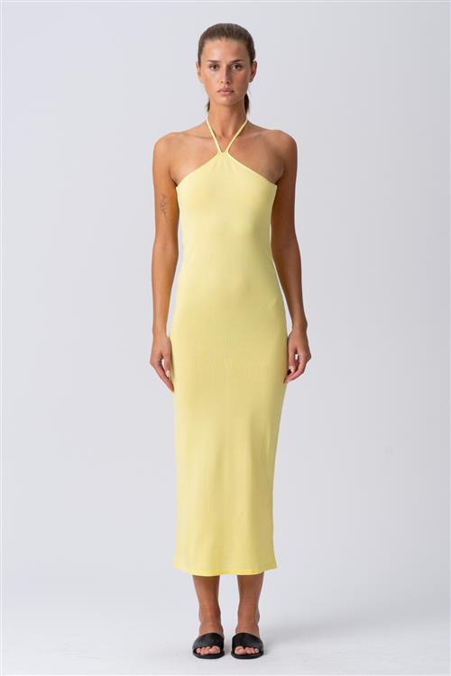 Jasmin Kjole - Gul - XS - TeeShoppen