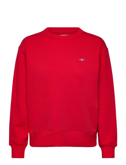 Se Shield C-Neck Sweat GANT Red ved Booztlet