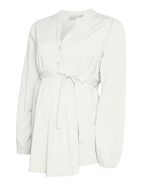 Mlelva Lia L/S Wo Top 2F Mamalicious White