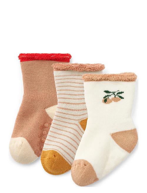 Eloy Baby Socks 3-Pack Liewood Beige