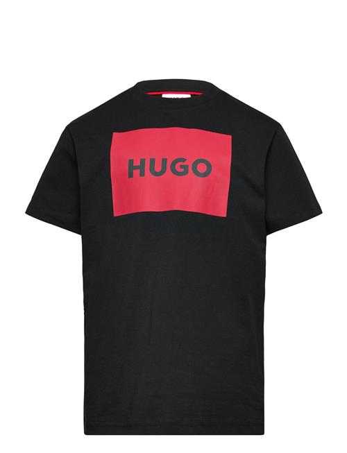 Se Short Sleeves Tee-Shirt Hugo Kids Black ved Booztlet