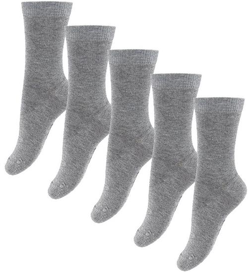 Fuzzies Strømper - 5-pak - Gråmeleret
