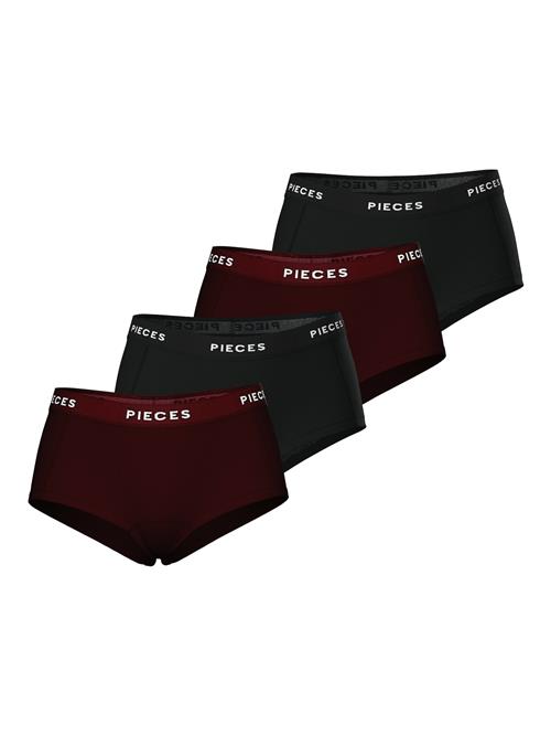 Se PIECES Panty  rustbrun / sort / hvid ved About You