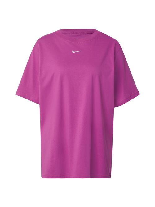 Nike Sportswear Shirts 'Essentials'  fuchsia / hvid