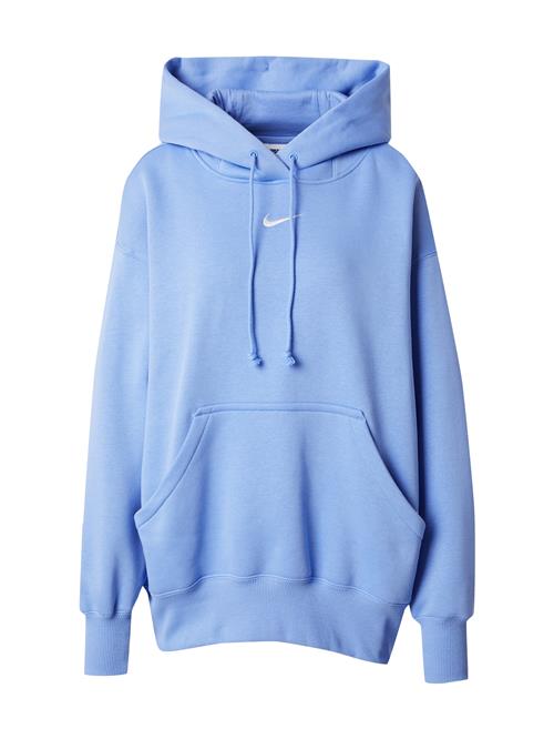Nike Sportswear Sweatshirt 'Phoenix Fleece'  himmelblå / hvid