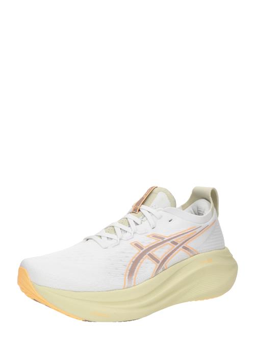 ASICS Løbesko 'GEL-NIMBUS 27'  mørkebeige / lysegul / lyseorange / hvid