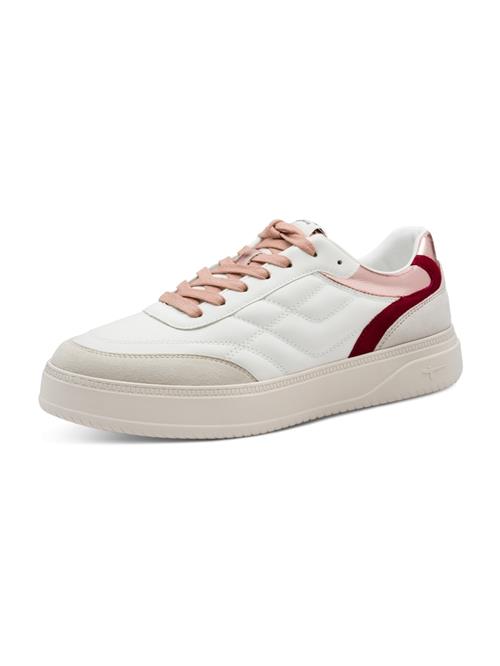 Tamaris Sneaker low  lyserød / mørkerød / hvid / offwhite