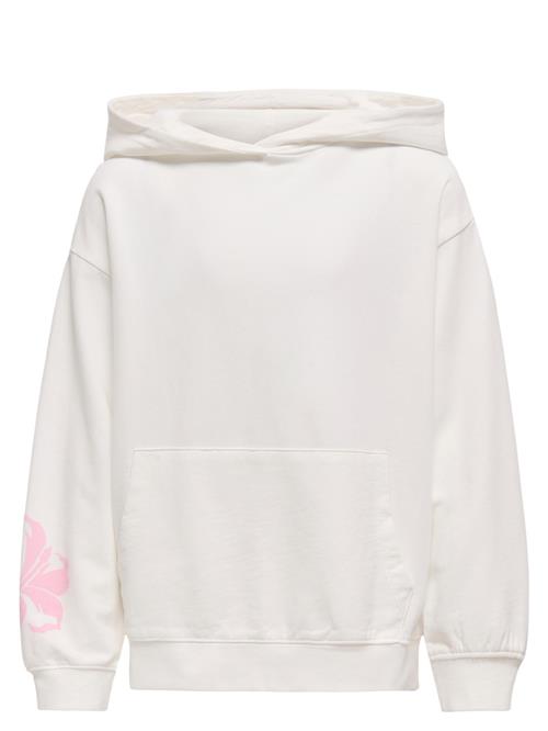 ONLY GIRLS Sweatshirt 'Julia Life'  hvid