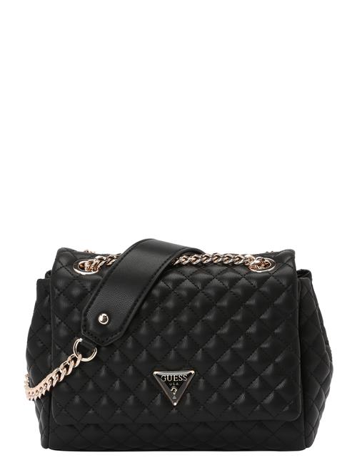 GUESS Skuldertaske 'EVERLEE CONVERTIBLE XBODY FLAP'  sort