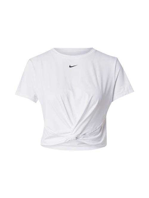 Se NIKE Funktionsbluse 'ONE CLSC'  sort / hvid ved About You