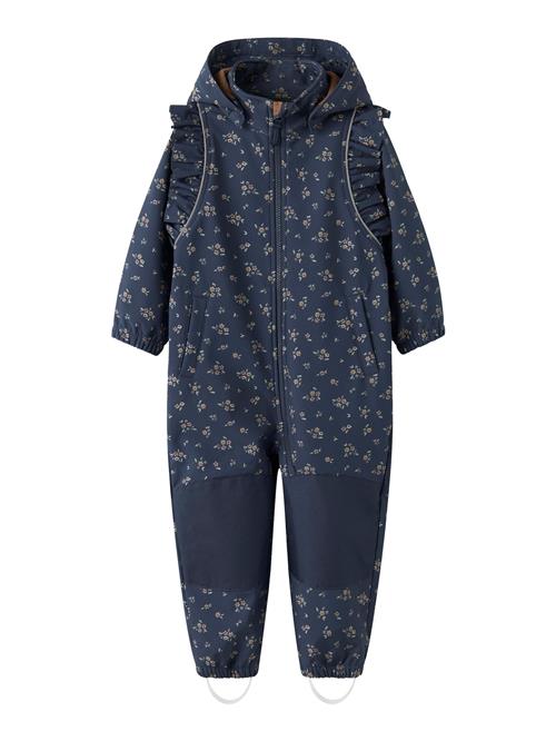 NAME IT Funktionsjakkesæt 'NMFAlfa08'  navy / lysebrun / khaki