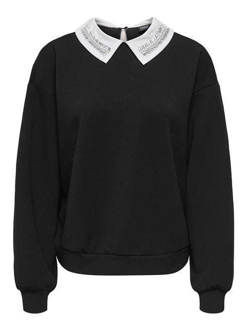 ONLY Sweatshirt 'ONLWillow'  sort / sølv / hvid