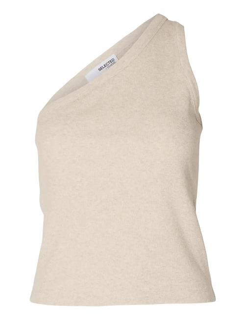 Slfanna Shoulder Top Selected Beige