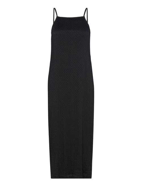 Se Structure Strap Dress Bubbleroom Black ved Booztlet