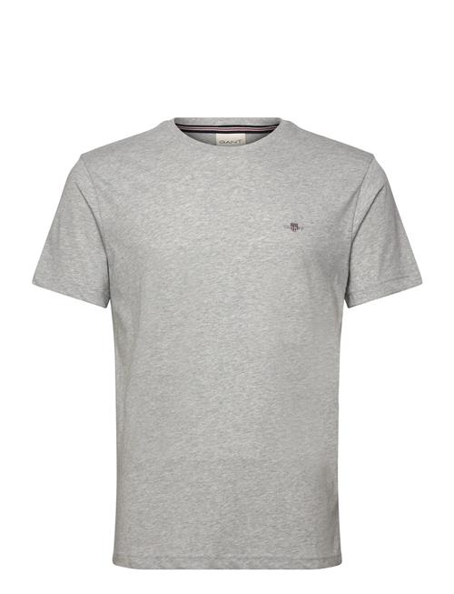 Shield Logo Ss T-Shirt GANT Grey