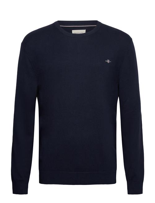 Shield Cotton C-Neck GANT Navy