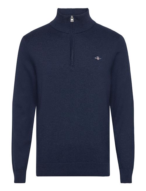 Cotton Half Zip GANT Navy