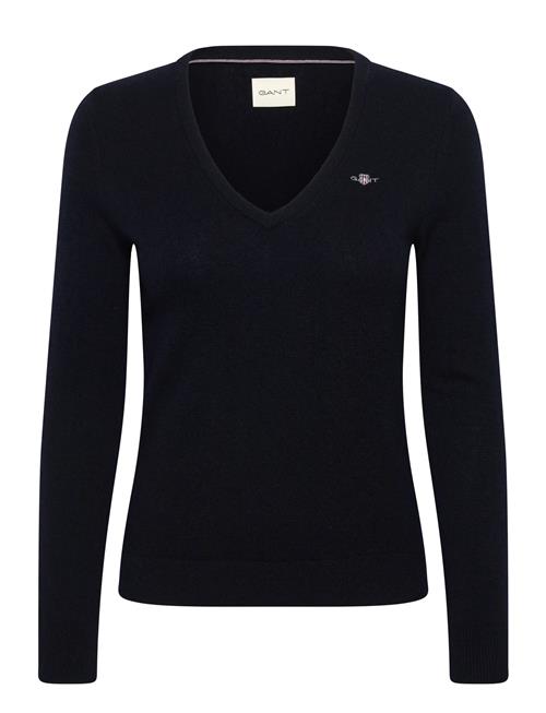 Lambswool Blend V-Neck GANT Black
