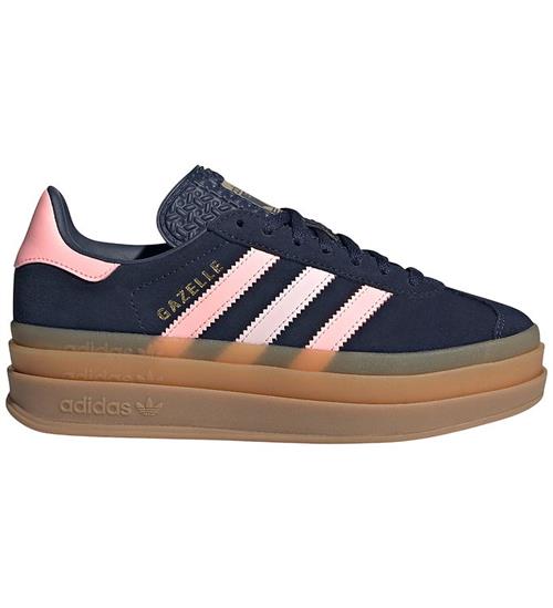 adidas Originals Sko - Gazelle Bold J - NINDIG/GLOPNK/GOLDMT