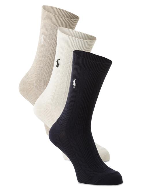 Polo Ralph Lauren Sokker  beige / marin / hvid