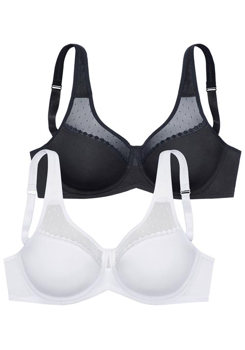 PETITE FLEUR Minimizer  sort / hvid
