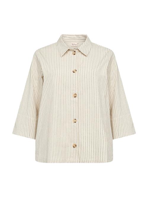 Wasabi Concept Bluse 'Varna'  creme / sort