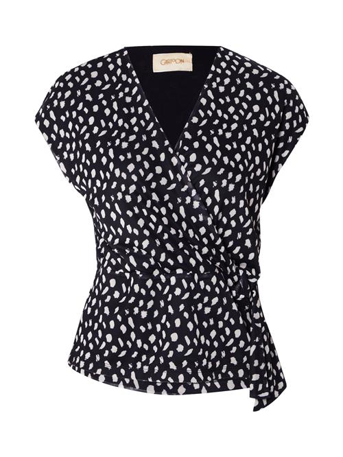 Cartoon Bluse  sort / hvid