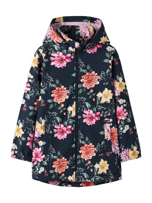 Se NAME IT Funktionsjakke 'NKFAlfa08'  navy / lysegul / mørkegrøn / lys pink ved About You