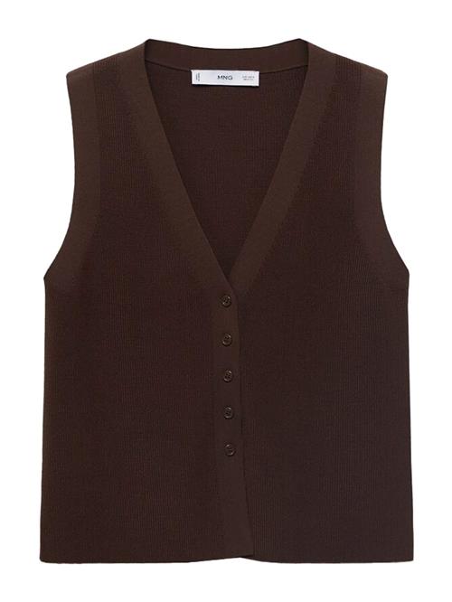 MANGO Strikvest 'SESETA'  choko