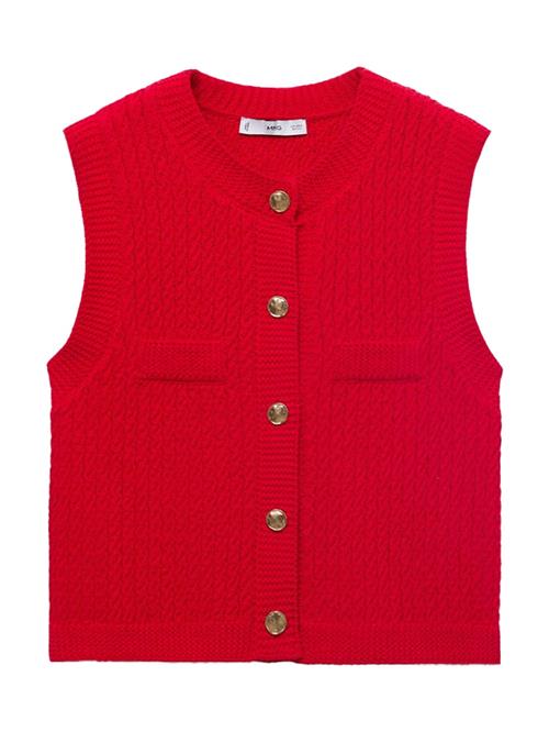 MANGO Strikvest 'WINNEBA'  rød