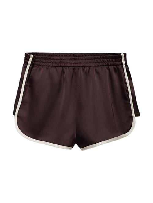 MANGO Bukser 'GUILLE'  lysebeige / aubergine