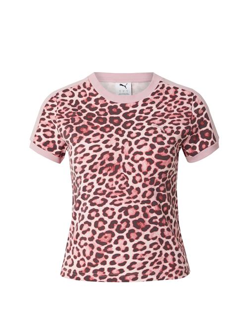 PUMA Shirts 'T7 Leo Luxe'  lyserød / gammelrosa / sort