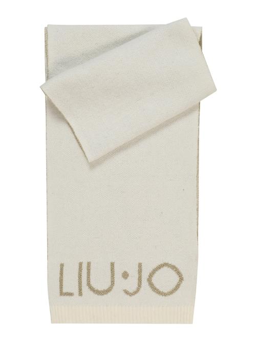 Liu Jo Sjal 'SCIARPA'  beige / guld / uldhvid