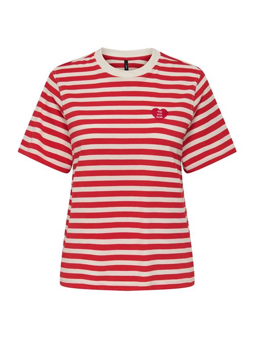 ONLY Shirts  knaldrød / hvid
