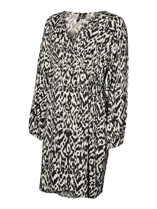Vero Moda Maternity Kjole 'VMMErika'  creme / sort