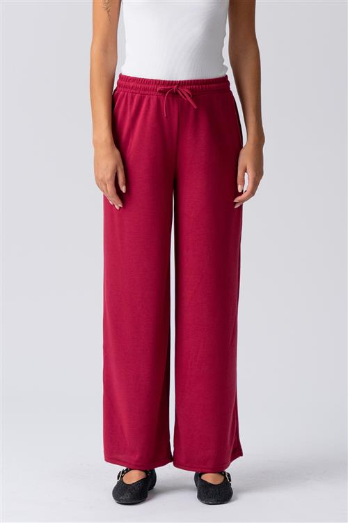 Leah Loose Pants - Bordeaux - M - TeeShoppen