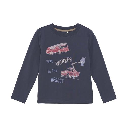 Minymo Langærmet T-shirt Parisian Night  134 cm    134 cm  mand