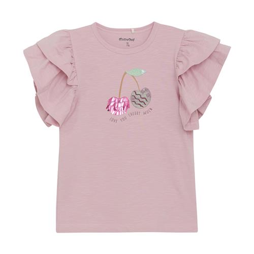 Minymo T-shirt Bleached Mauve  92 cm    92 cm  kvinde