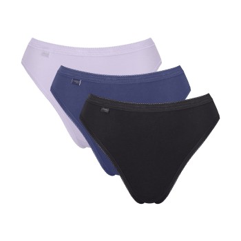 Sloggi Trusser 3P Basic Tai Multi Flerfarvet-2 bomuld 46 Dame