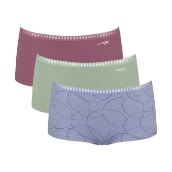 Sloggi Trusser 3P GO Crush Hipster Shorts Flerfarvet-2 bomuld XX-Large Dame