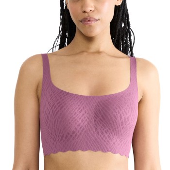 Sloggi Bh ZERO Feel Bliss Top Lilla X-Small Dame