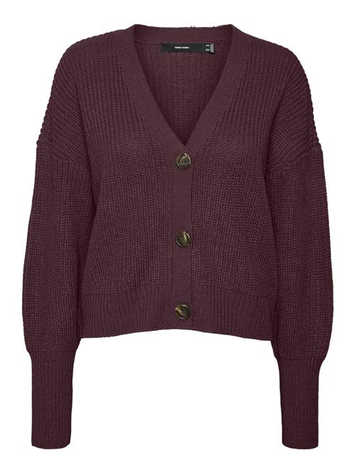 VERO MODA Cardigan 'VMLEA'  aubergine